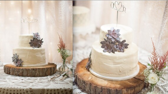 Cake Topper Personalized Wire Decoration Table Top Sign