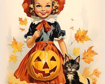 ヴィンテージ ハロウィン 悪魔 ジャック・オー・ランタン カボチャ