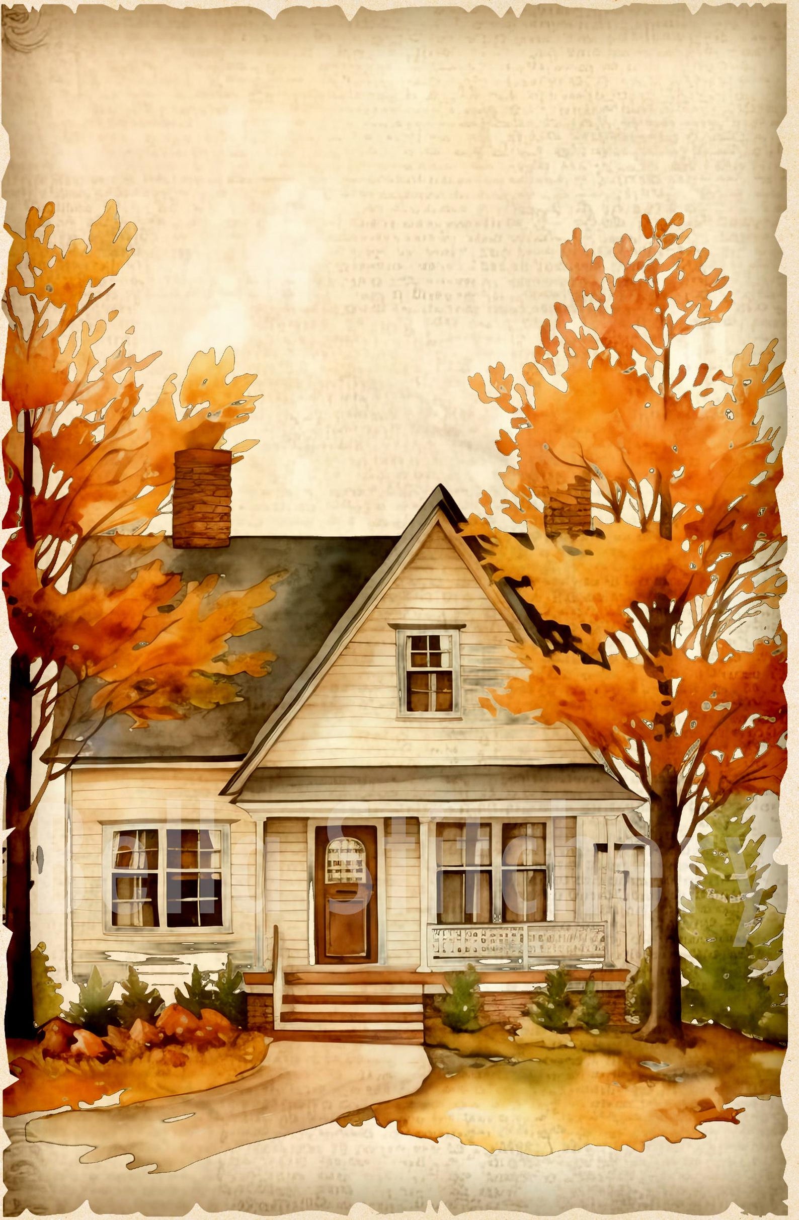 Handmade 7x10 Autumn Harvest Collage #12 Cotton Fabric Block Panel - Etsy