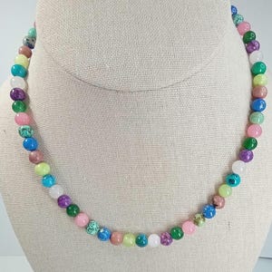 Semiprecious Beaded necklace