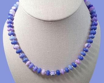 Purple and Lavender Gemstone necklace