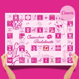 Bachelorette Board Game Printable Drinking Game Bridal Shower Board Game Printable Editable Bachelorette Game Board Lucky in Love Hen Do