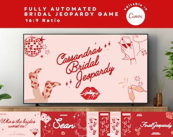 bachelorette jeopardy bridal shower game digital jeopardy powerpoint bridal jeopardy bachelorette jeopardy canva template hen
