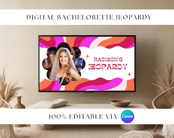 bridal jeoparty bachelorette weekend bridal shower game digital jeopardy powerpoint bridal jeopardy bachelorette jeopardy canva template hen