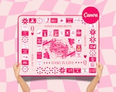 Lucky in Love Bachelorette Board Game Printable Las Vegas Bachelorette Board Game Valentines Bachelorette Party Hearts Bachelorette Party