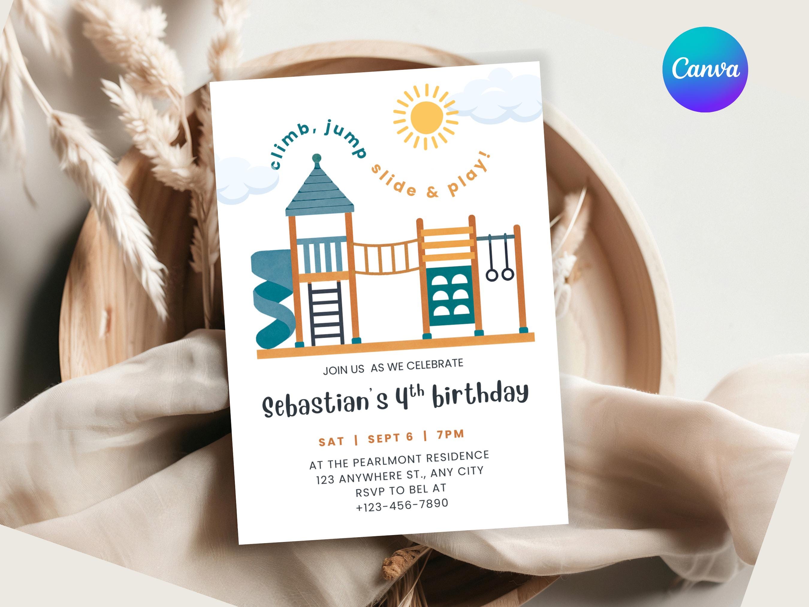 Birthday Invitation Fun Run - Etsy, image size:2700x2025