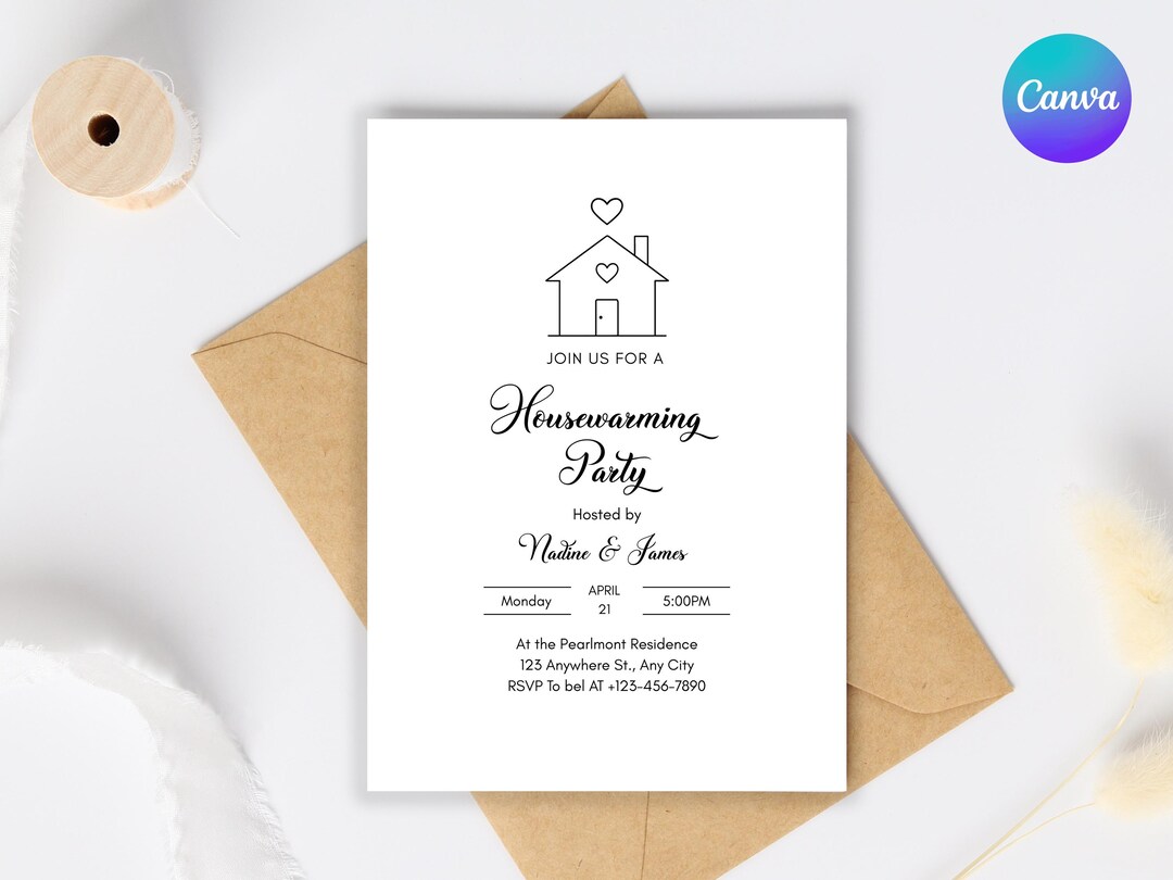 Housewarming Invitation | House Warming Party | New Home Party Invite ...