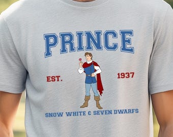 Comfort Colors® Prince Florian Shirt, Snow White and the Seven Dwarfs Shirt, Disney Snow White Shirt, Disney Trip Family Matching