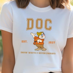 Comfort Colors® Doc Shirt, Snow White and the Seven Dwarfs Shirt, Disney Princess Snow White Shirt, Disney Trip Family Matching,