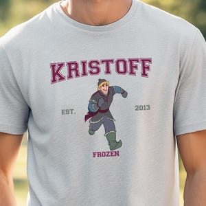 Comfort Colors® Frozen Kristoff Shirt, Frozen Varsity Shirt, Disney Frozen Shirt, Disney Trip Frozen Shirt, Birthday Holidays Gifts