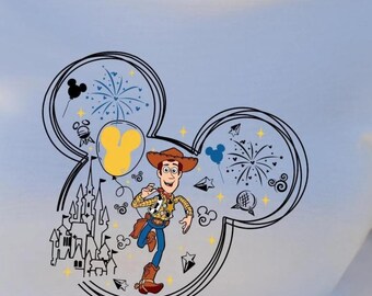 Toy Story Woody Shirt, Disney Shirt, Epcot Shirt, Disney Fan Birthday Gifts, Toy Story Character Shirt, Perfect Gift For Her