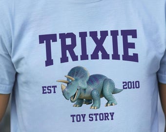Comfort Colors® Toy Story Trixie Varsity Shirt, Disneyland Shirt, Disneyworld Family Shirt, Birthday Gifts
