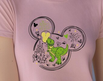 Comfort Colors® Toy Story Rex Shirt, Disney Shirt, Epcot Shirt, Disney Fan Birthday Gifts, Toy Story Character Shirt
