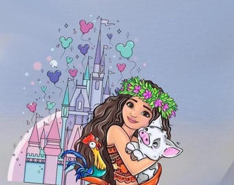 Comfort Colors® Princess Moana Shirt, Moana Gifts, Disneyland Shirt, Disneyworld Family Shirt, Birthday Gifts for Disney Fan