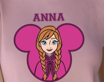 Comfort Colors® Anna Mickey Mouse Shirt, Disney Princess Shirt, Epcot Shirt, Disney Fan Birthday Gifts, Princess Shirt