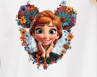 Comfort Colors® Anna Shirt, Princess Mouse Ears Shirt, Disneyland Shirt, Disney Trip Family Matching Shirts, Birthday Gift for Disney Fans