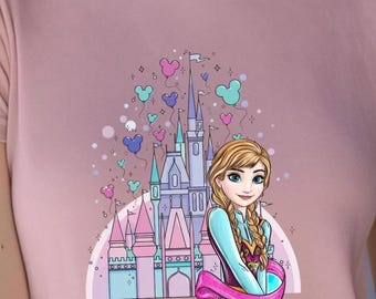 Comfort Colors® Princess Anna Shirt, Frozen Anna Shirt, Disneyland Shirt, Disneyworld Family Shirt, Birthday Gifts for Disney Fan