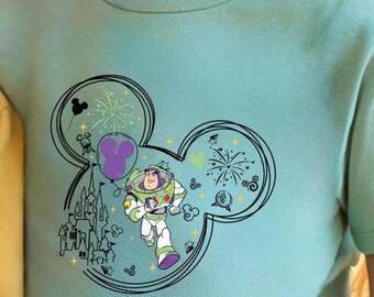 Comfort Colors® Toy Story Buzz Shirt, Disney Shirt, Epcot Shirt, Disney Fan Birthday Gifts, Toy Story Character Shirt