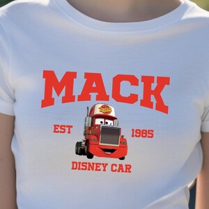 Comfort Colors® Cars Mack Varsity Shirt, Cars Birthday Gifts, Disney Cars Shirts, Disneyland Shirt, Disneyworld Cars Shirt