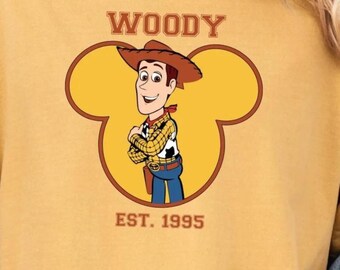 Comfort Colors® Woody Shirt, Toy Story Matching Shirt, Disneyland Shirt, Disney Trip Family Matching Shirts, Birthday Gift