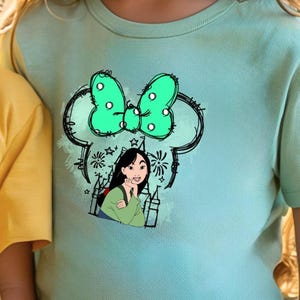 Comfort Colors® Princess Mulan Shirt, Disney Princess Mulan, Mulan Mushi Shirt, Disney Fan Birthday Gifts