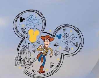 Comfort Colors® Toy Story Woody Shirt, Disney Shirt, Epcot Shirt, Disney Fan Birthday Gifts, Toy Story Character Shirt