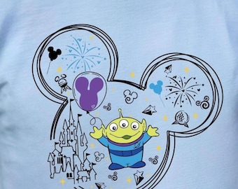 Toy Story Aliens Shirt, Disney Shirt, Epcot Shirt, Disney Fan Birthday Gifts, Toy Story Character Shirt, Perfect Gift For Her