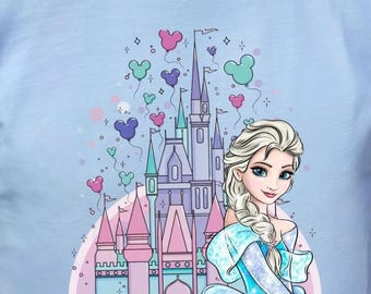 Comfort Colors® Princess Elsa Shirt, Frozen Elsa Shirt, Disneyland Shirt, Disneyworld Family Shirt, Birthday Gifts for Disney Fan