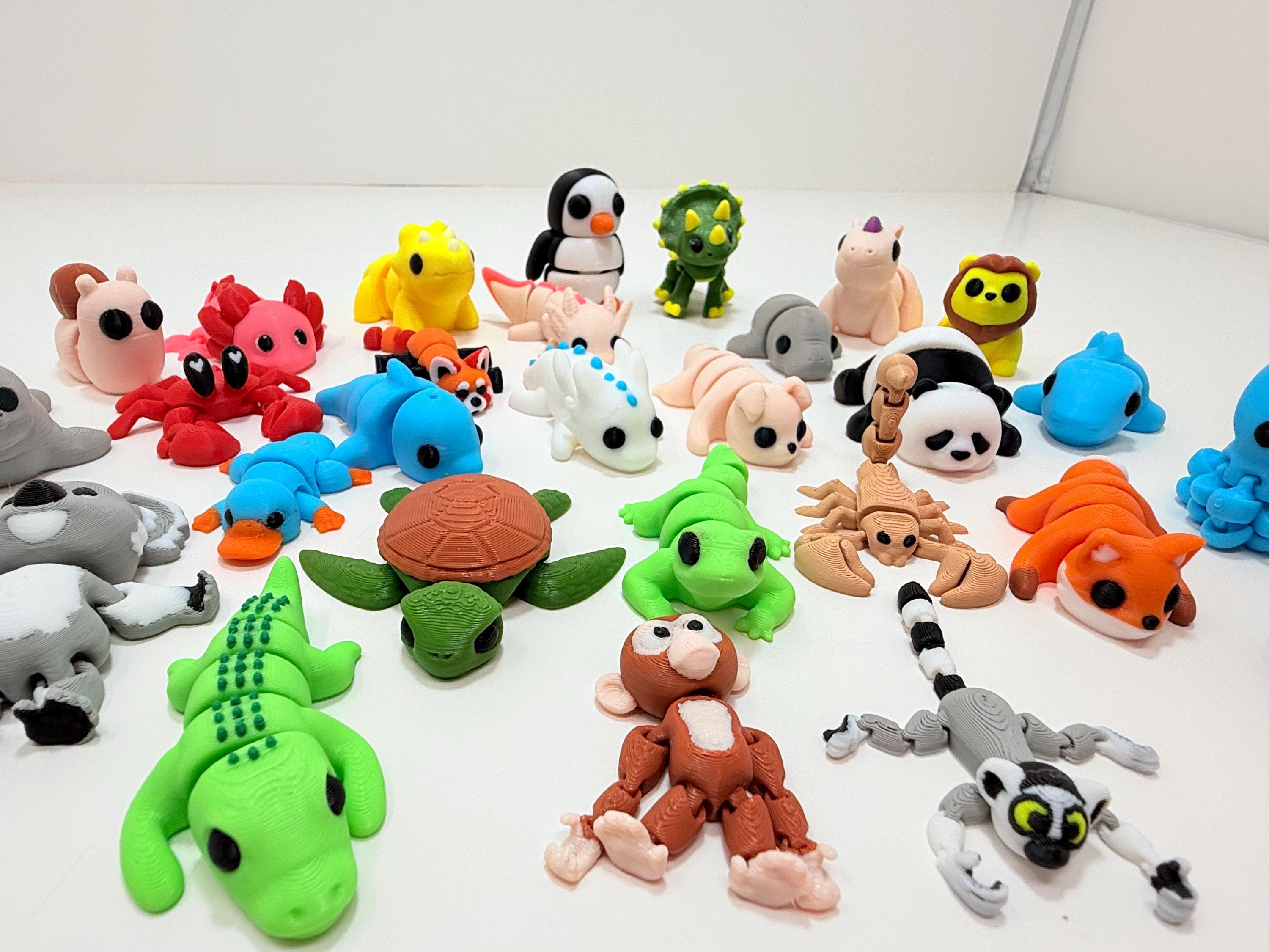 3d Printed Articulated Animals Collection Random Bag (2 Inches