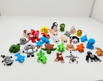 3d Printed Articulated Animals Collection Random Bag (2 inches Sizes )