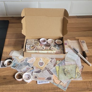 Kit de acessórios para scrapbooking: papel estilo vintage, canetas, adesivos, fita Washi, kit de decoração estacionária, kit inicial, decoração de scrapbook