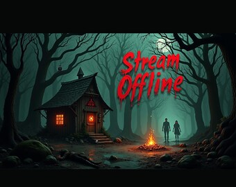 Spooky Animated Stream Screens for Twitch and OBS - Offline Scenes
