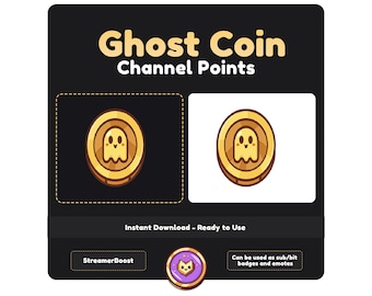 Ghost Coin Channel Points Emote