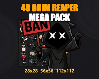 48 Grim Reaper Emotes Pack + Bonus
