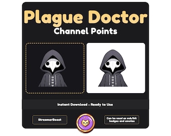 Plague Doctor Emote for Twitch Channel Points
