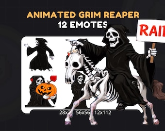 Animated Grim Reaper Emotes