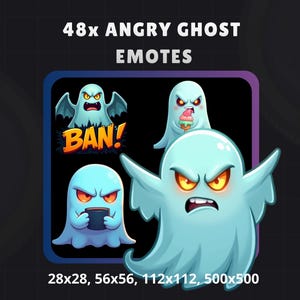 48+ Geist Emotes Pack für Streamer