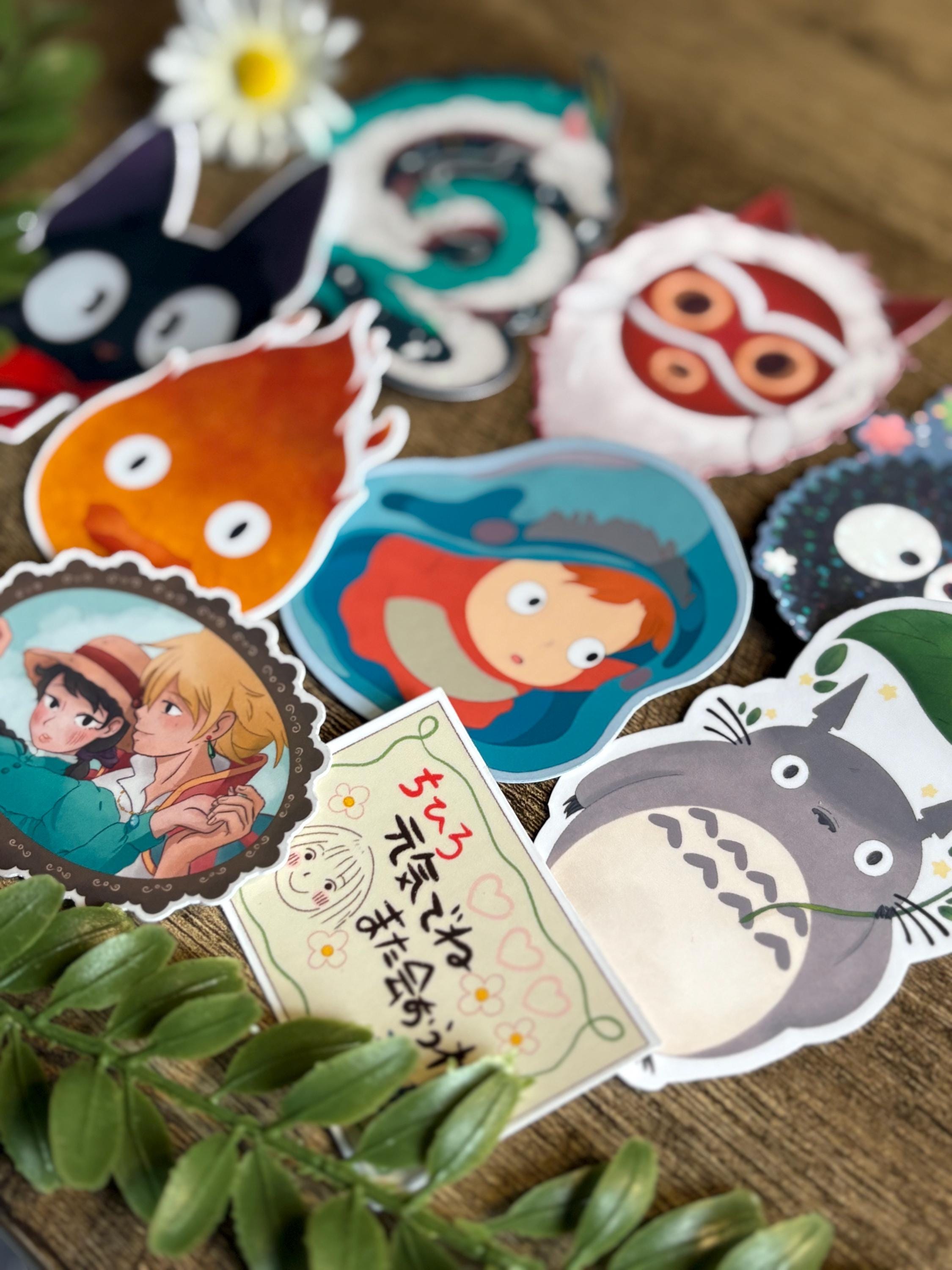 Anime Movie Stickers: Hand-illustrated Fan Art, Waterproof Studio G - Etsy