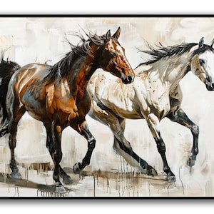 Horse Canvas Art Horse Painting on Canvas Animal Canvas Art Horse Canvas Animal Canvas Wall Decor Canvas Wall Art Room Decor Wall Art