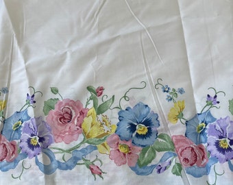 Vintage Daisy Kingdom &quot;In the Garden&quot; Double Border 2 Yards x 45&quot; Wide 1994