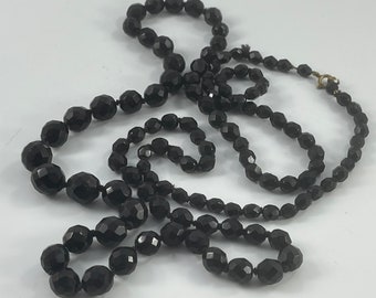 Collier Fantaisie Vintage Années 70 - Perles De Verre Multicolores Pour Les Fêtes