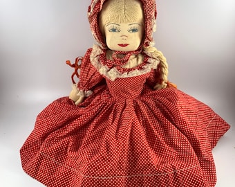 Vintage 1940s Pattern ~ Upside Down Topsy Turvy Cloth Doll /& BONUS Doll w// Legs