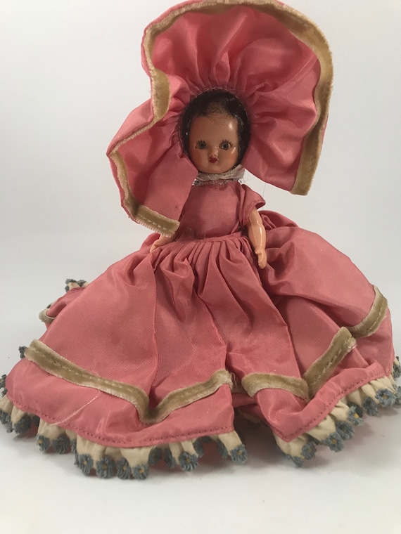 Vintage 1950’s Era Plastic Storybook Style Doll