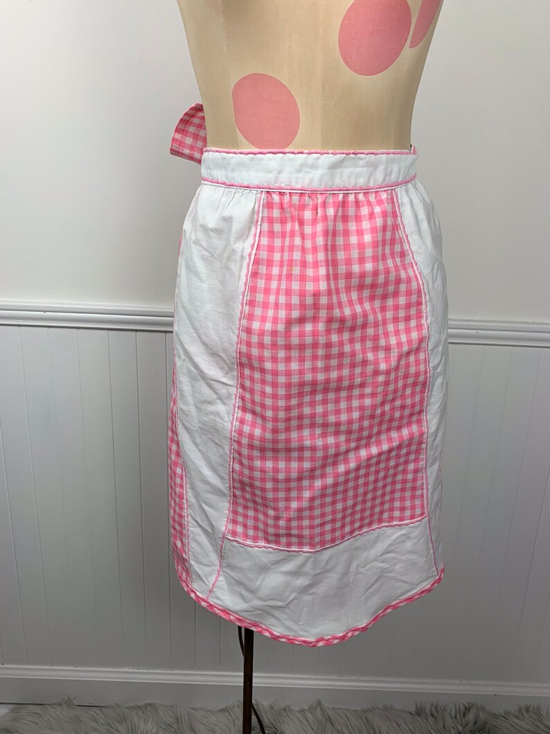Haus Wohnen Vintage Damen Rosa Wei U00df Gingham Check Halbe