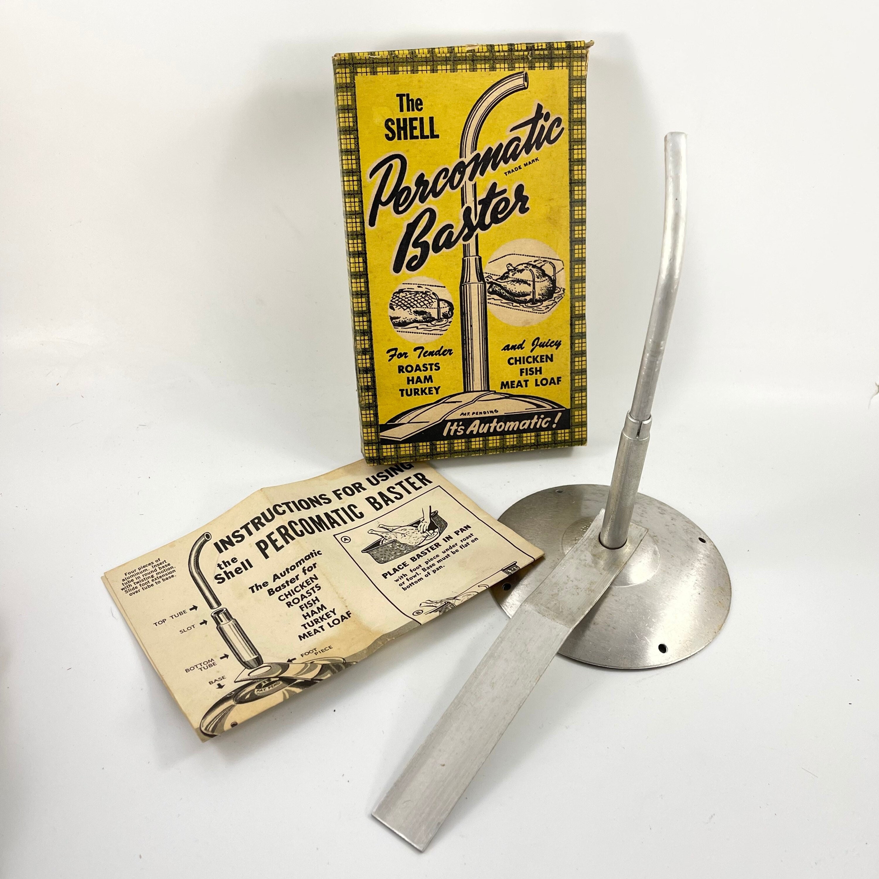 Vintage Foley Baster #2 Plastic Almond 1.5 Ounces Cooking Kitchen