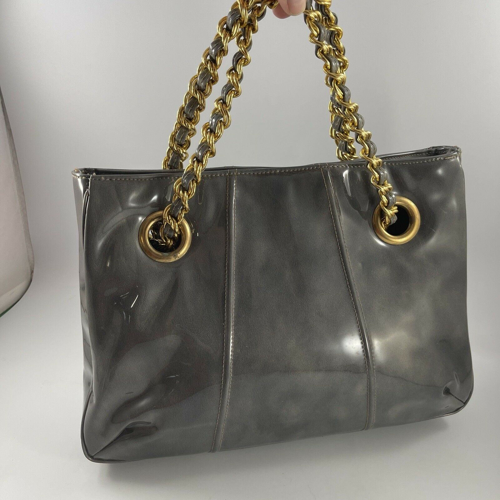 Chanel Vintage Tan Wicker Denim Picnic Lunch Bucket Shoulder Flap Small Bag