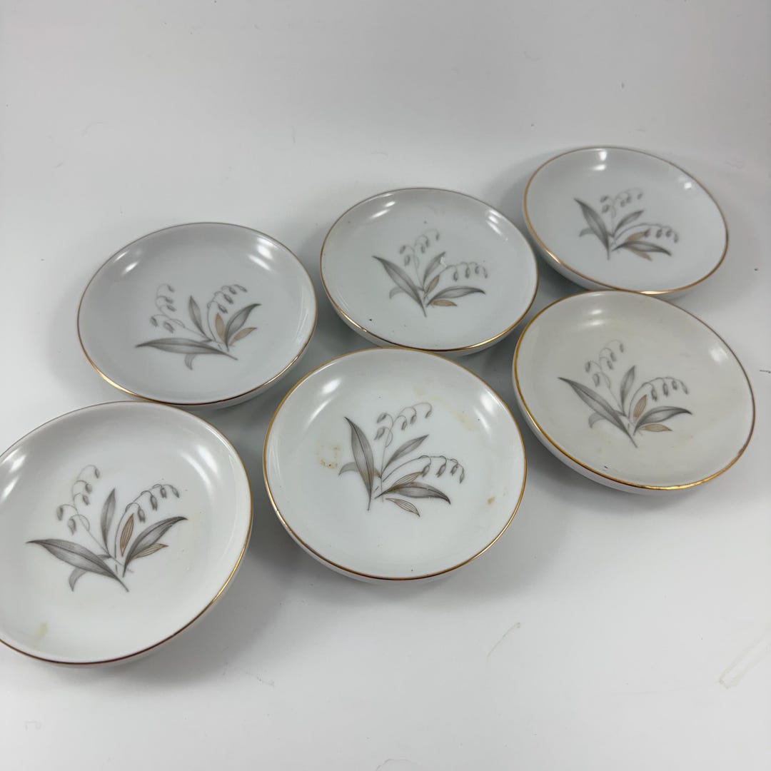 Set of 6 Vintage Golden Rhapsody by Kaysons Fine China Coasters or ...