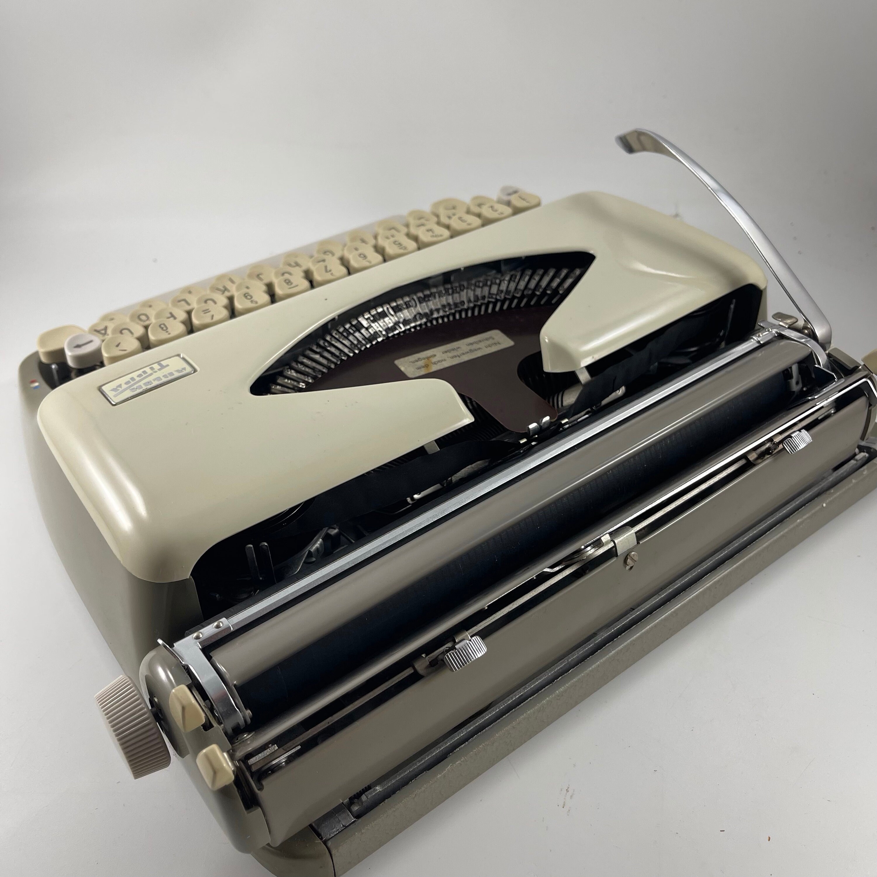 Vintage Triumph Adler Tippa German Portable Typewriter - Etsy