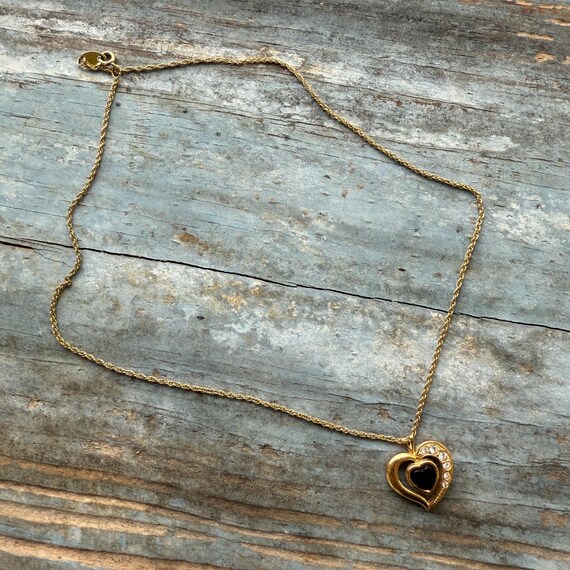 ◆VINTAGE HOLLYWOOD◆ Gemstone Heart Necklace VH2435NE006M Gemstone Heart Necklaces & Pendants | Monica Rich Kosann