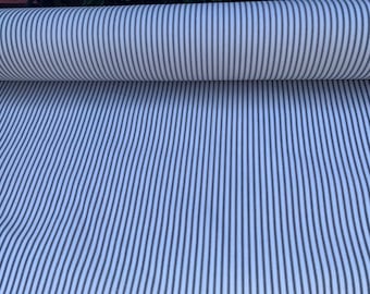 1 Yard Vintage Blauer Streifen Inlett Stoff für Polsterung Vorhänge Kissen Herstellung 56 &quot;breite